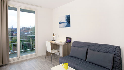 Lille 市中心Résidence Etudiante 步行1分钟到SKEMA近EGC Lille